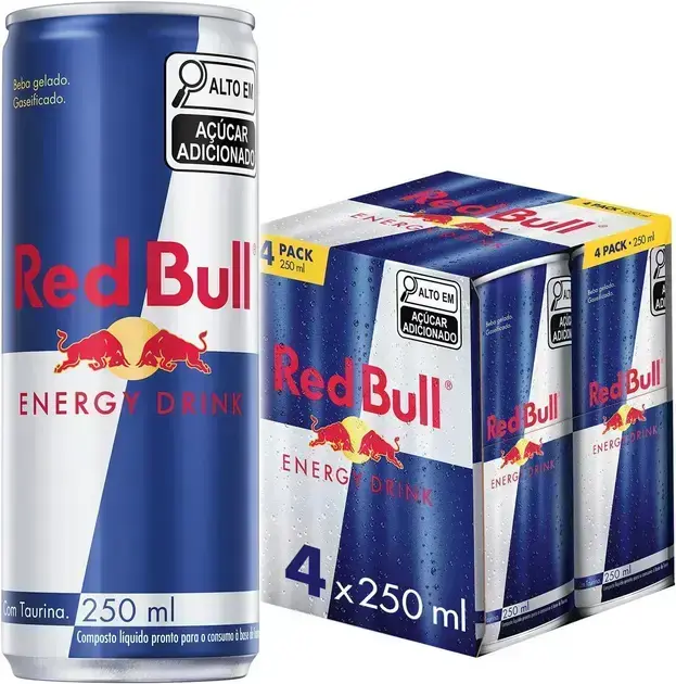 1. Pack de 4 Latas Red Bull Energético - Red Bull